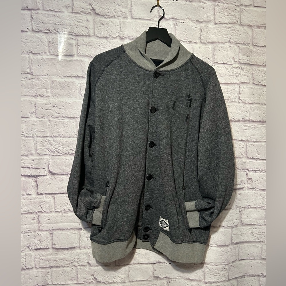 Crooks & Castles varsity style jacket button front Size 2XL